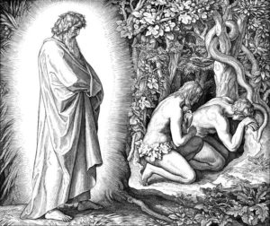 Adam and Eve Hiding From God